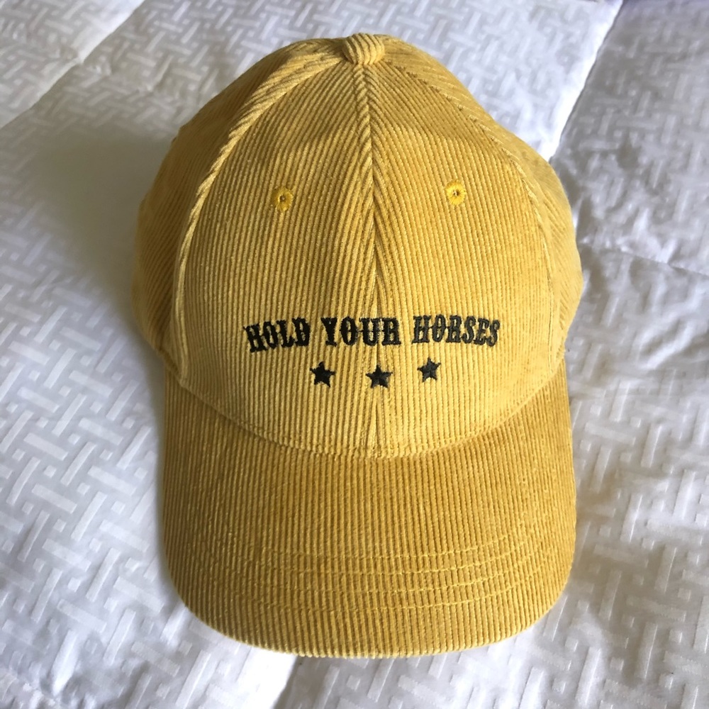 Free People corduroy hold your horses hat